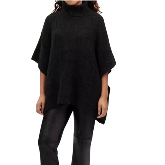 NWT Coach Signature Knit Poncho (K-1) - Picture 2 of 15